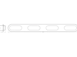 OSRAM Badezimmerleuchte SMART+ Matter Orbis Wall Duplo, 580 mm, TW