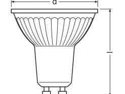 OSRAM Lampe Base, 36° 4.3W, GU10 Warmweiss (WW)