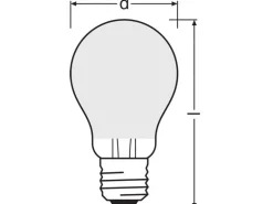 OSRAM Lampe LED Star Classic, Kaltweiss/Tageslichtweiss (KW)