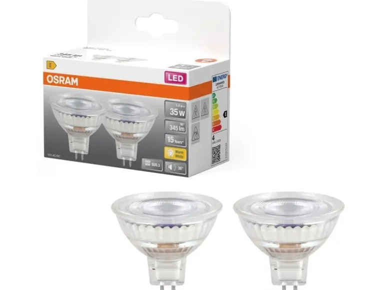 OSRAM Lampe LED STAR MR16 3.4W Warmweiss (WW)
