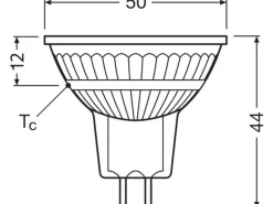 OSRAM Lampe LED STAR MR16 50 6.1W Warmweiss (WW)