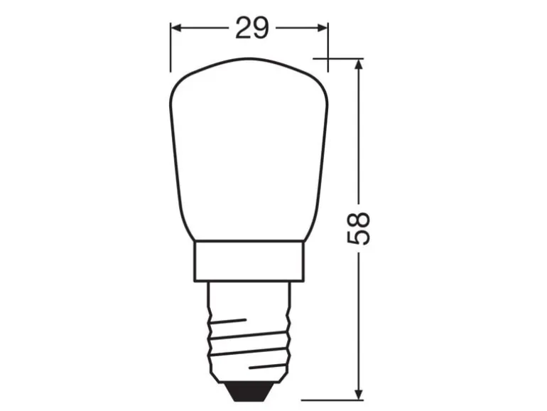 OSRAM Lampe Special Oven T CL 40W 230 V E14 Warmweiss (WW)