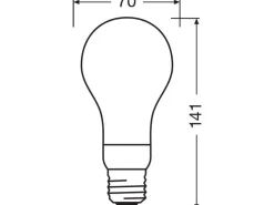 OSRAM Lampe Superstar Retrofit, 18W, E27 Warmweiss (WW)