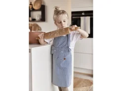 OYOY Kochschürze Striped Denim Elephant Blau