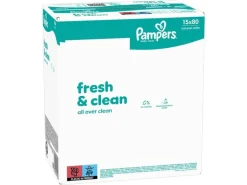 Pampers Feuchttücher Fresh Clean Aloe 15 x 80 Stk.