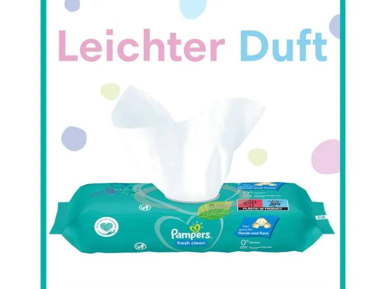 Pampers Feuchttücher Fresh Clean Aloe 15 x 80 Stk.