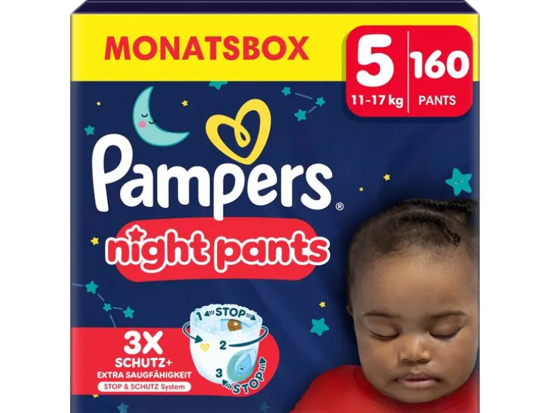 Pampers Nachtwindeln Baby Dry Night Pants Grösse 5