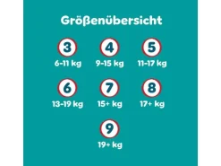 Pampers Windeln Baby Dry Pants Extra Large Grösse 8