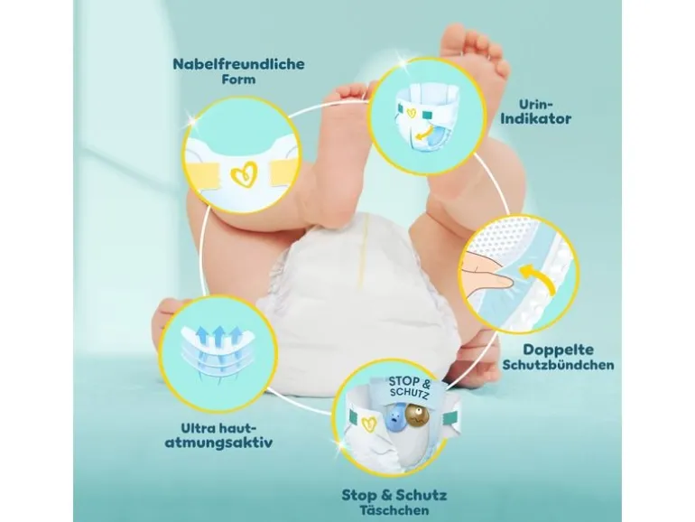 Pampers Windeln Premium Protection Mini Grösse 2