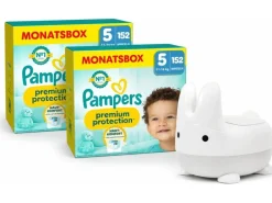 Pampers Windeln Premium Protection + Cocon Töpfchen Grösse 5