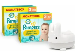 Pampers Windeln Premium Protection + Cocon Töpfchen Grösse 3