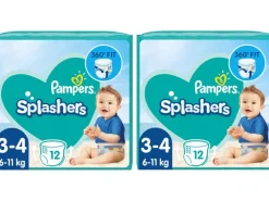 Pampers Windeln Splashers Tragepack Grösse 3-4, 2x 12 Stück