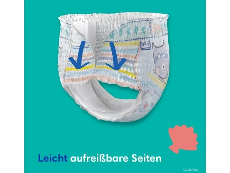Pampers Windeln Splashers Tragepack Grösse 4-5, 11 Stück