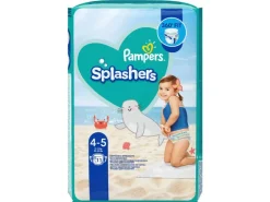 Pampers Windeln Splashers Tragepack Grösse 4-5, 11 Stück