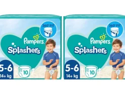 Pampers Windeln Splashers Tragepack Grösse 5-6, 2x 10 Stück