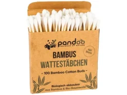 pandoo Bambus-Wattestäbchen 100 Stück