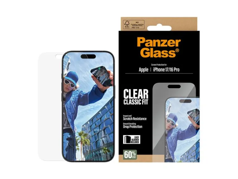 Panzerglass Displayschutz Classic Fit iPhone 17