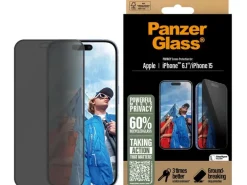 Panzerglass Displayschutz Ultra Wide Fit Privacy iPhone 15/16