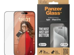 Panzerglass Displayschutz Ultra Wide Fit iPhone 15 Pro