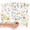 Papierdrachen Tattoo Set Bunter Mix