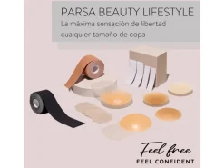 Parsa Beauty Silikon Nippel Pads helles nude 2 Stück