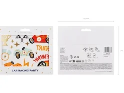 Partydeco Tattoo Set Auto 11 Motive