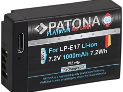 Patona Platinum Akku für Canon LP-E17