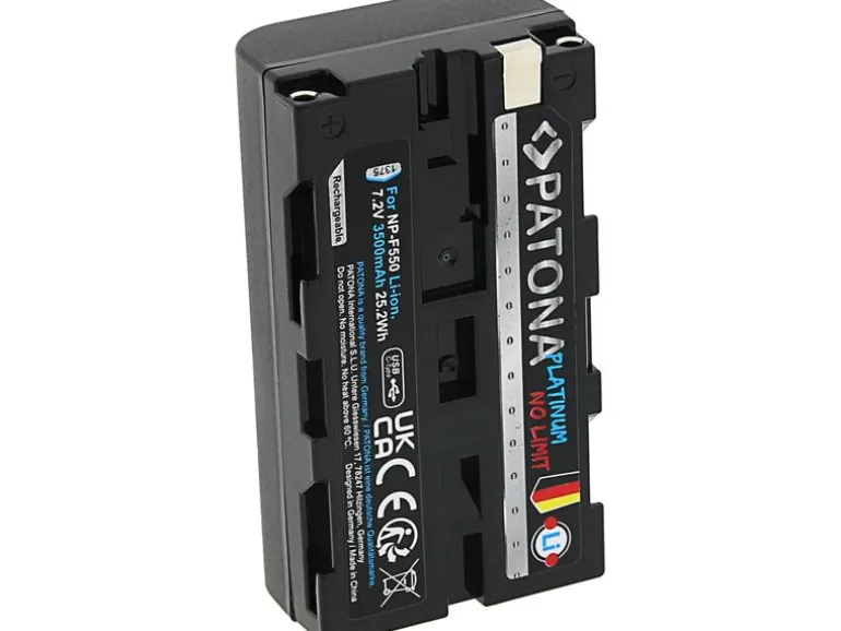 Patona Platinum Akku für Sony NP-F550, F330, F530, F750, F930