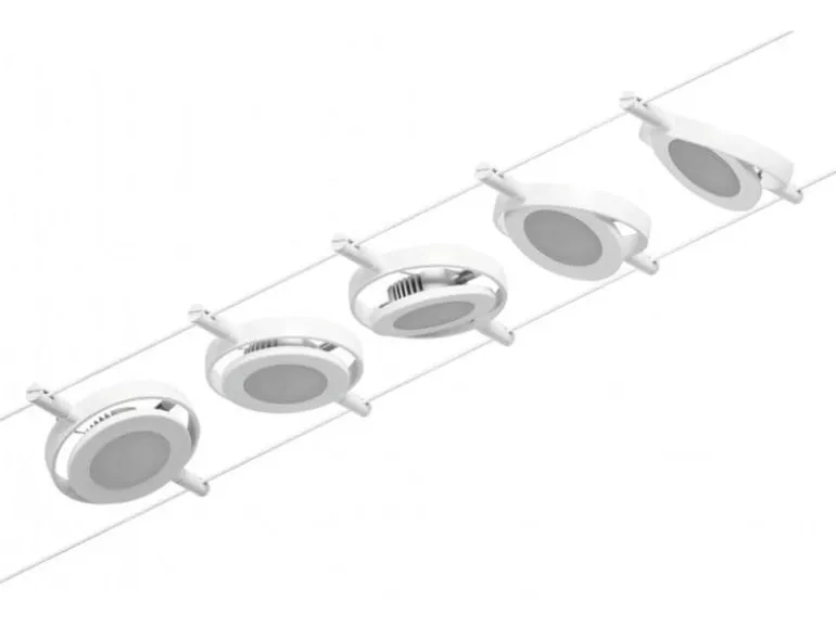 Paulmann CorDuo LED Seilsystem RoundMac Basisset Blanc Chrome