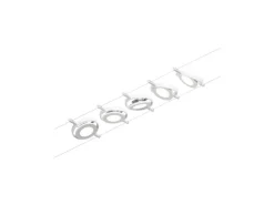 Paulmann CorDuo LED Seilsystem RoundMac Basisset Blanc Chrome