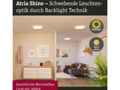 Paulmann Deckenleuchte LED Panel Atria Shine Backlight