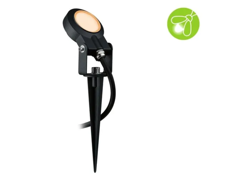 Paulmann Gartenspot Plug & Shine, Sting, 6.3W, 2200K, Schwarz