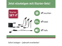 Paulmann Gartenspot Plug & Shine Plantini 45° 3000 K, Starterset