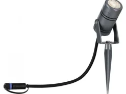 Paulmann Gartenspot Plug & Shine Radon IP65, 3000 K, 11 W, Grau