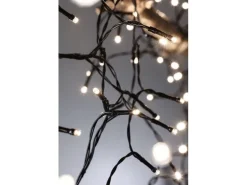 Paulmann LED Lichterkette Plug & Shine Yuna 12.4 m, WW, Schwarz