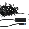 Paulmann LED Lichterkette Plug & Shine Yuna 12.4 m, RGB, Schwarz