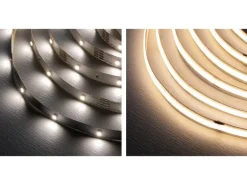 Paulmann LED-Stripe MaxLED 1000 BasisSet COB, 2700 K, 3 m, Silber
