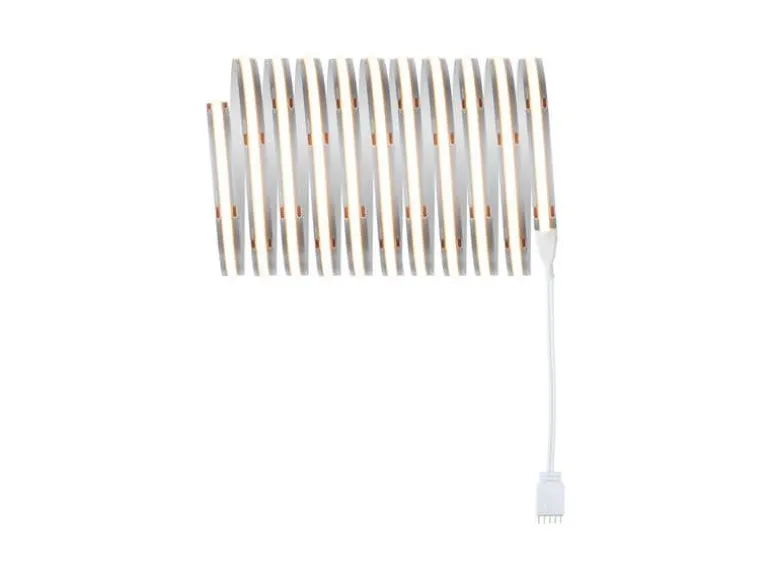 Paulmann LED-Stripe MaxLED 1000 BasisSet COB, 2700 K, 3 m, Silber