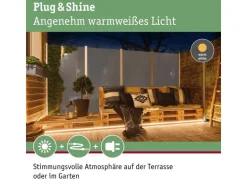 Paulmann LED Stripe Plug & Shine Smooth 3000 K, 26 W, Weiss