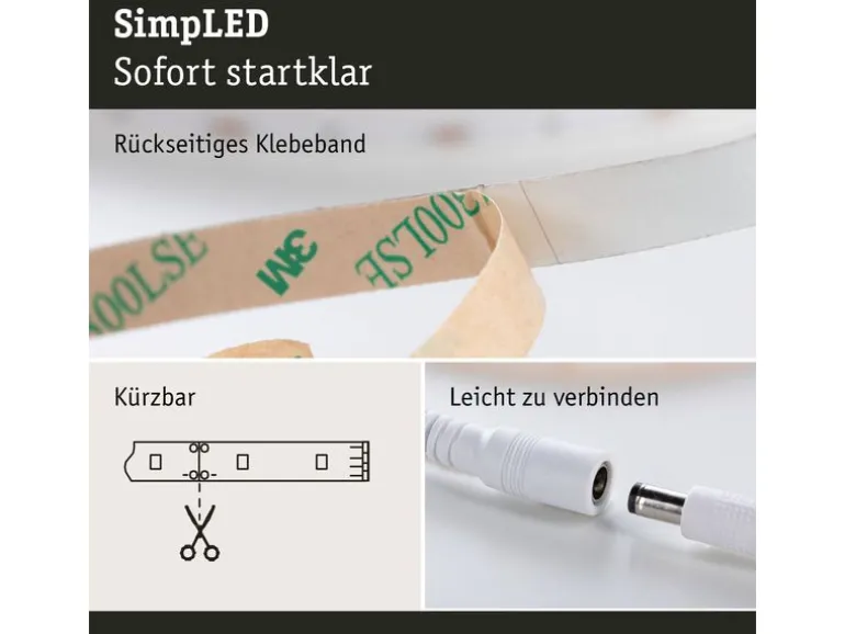 Paulmann LED-Stripe SimpLED RGB, 5 m Rolle