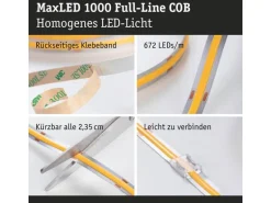 Paulmann MaxLED 1000 LED Strip Full-Line COB Einzelstripe