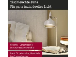 Paulmann Neordic Tischleuchte E14, Weiss matt