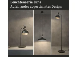 Paulmann Neordic Tischleuchte E14, Schwarz matt