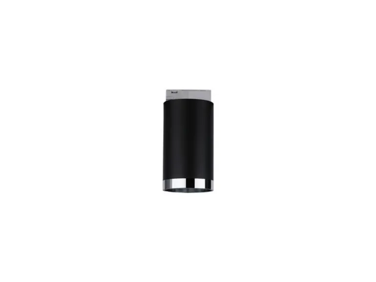 Paulmann Schienenspot URail Tube, 1 x GU10, 10 W, Schwarz/ Chrom