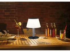 Paulmann Tischleuchte Solar Outdoor Lillesol, 3000K, Edelstahl