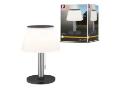 Paulmann Tischleuchte Solar Outdoor Lillesol, 3000K, Edelstahl
