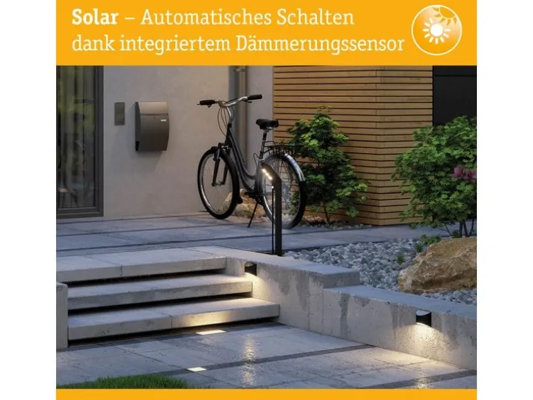 Paulmann Wandleuchte Solar LED Elliot