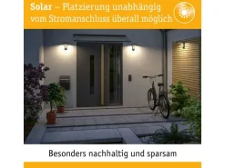 Paulmann Wandleuchte Solar LED Elliot