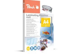 Peach Laminierfolie A4, 125 µm, 100 Stück, Matt