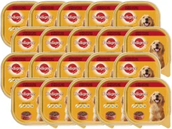 Pedigree Nassfutter Adult mit Rind, 20 x 300 g